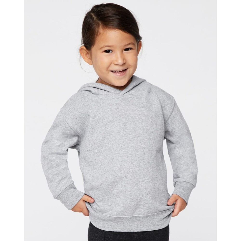 Rabbit Skins 3326 Toddler Pullover Fleece Hoodie Long Sleeve Size 4 Boys Girls